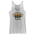 thumbnail image 1 of Women's Yellowstone Riders Of Dutton Ranch Silhouette  Racerback Tank Top White Heather Large, 1 of 4