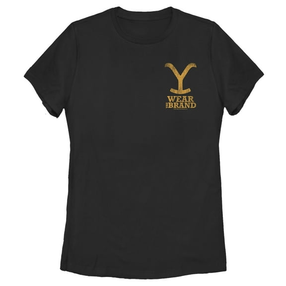 Women's Yellowstone Wear The Brand Pocket Logo  Graphic T-Shirt