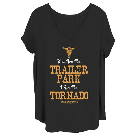 Women's Yellowstone You Are The Trailer Park, I'm A Tornado Graphic T-Shirt