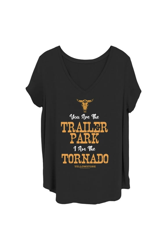 Women's Yellowstone You Are The Trailer Park, I'm A Tornado Graphic T-Shirt