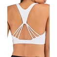 thumbnail image 1 of Women's Yoga Bra Tops Activewear Strappy Sports Bra Cross Back Workout Size S M L XL 2XL, 1 of 6