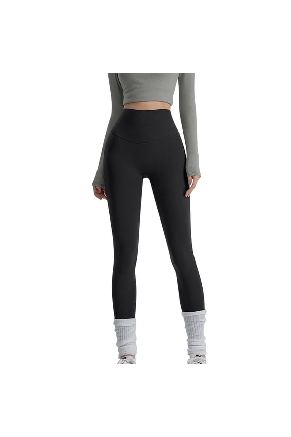Women's Yoga Leggings with Phone Pockets, Built-in Mobile Phone Storage, High Waist Workout Leggings, Casual Sporty Outdoor Pants for Spring Summer Daily Wear Black L