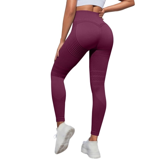 Women's Yoga Pants Anti Cellulite Compression High Waist Sports Opaque Sports with Abdominal Control Fitness Everyday Use Workout Athletic Soft Leggings for Women