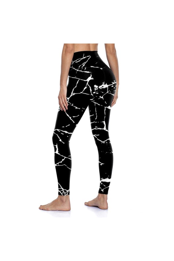 Women's Yoga Pants High Waist Custom Printed Yoga Pants Body Fit Elastic Peach Lift Training Leggings Leggings for Women