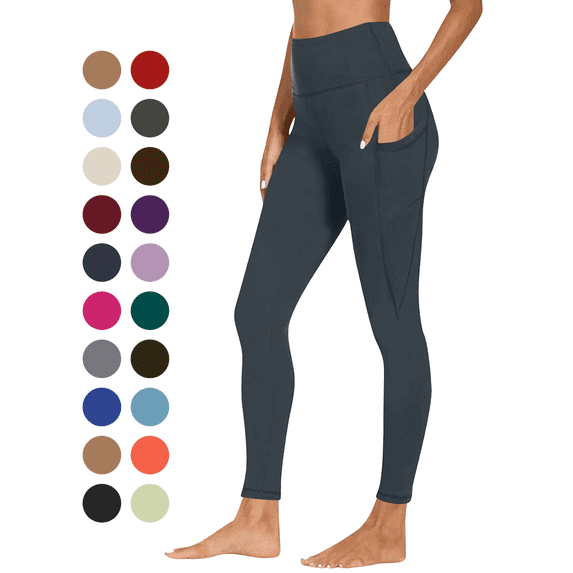 Women's Yoga Pants High Waist Tummy control Leggings with Pockets Casual Fitness Running Gym Comfort Buttery Soft Workout Tights