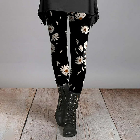 Women's Yoga Pants Ladies' Slim Fit Floral Slimming Printed Bottom Pants, Women's Yoga Pants XXXXXL