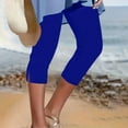 thumbnail image 1 of Women's Yoga Pants Leggings For Women Plus Size High Waisted Yoga Cropped Trousers 2025 Summer Gym Pants,Blue Women's Yoga Pants S, 1 of 4