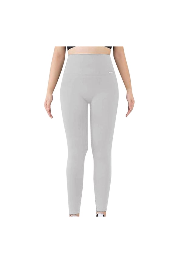 Women's Yoga Pants Plus Size Lightweight High Waist Slim Fit Outdoor Workout Activewear Light Gray Leggings Women XXXXXL