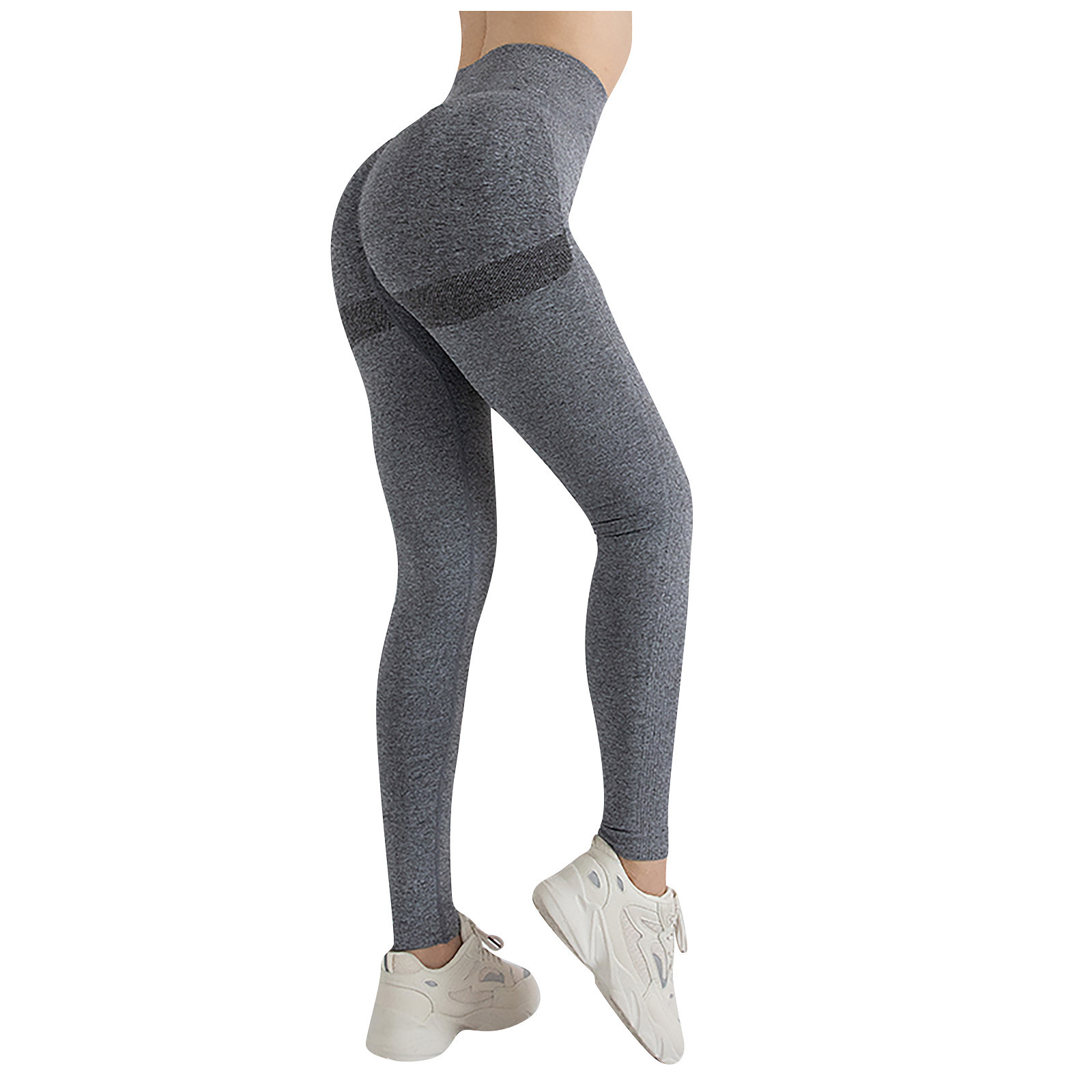 Women's Yoga Pants Women Solid Exercise To Lift High Waist Tight Yoga
