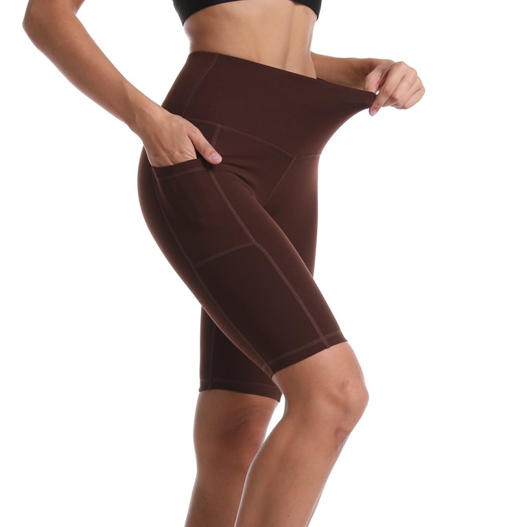 Women's Yoga Running Short Pants Printed Compression Leggings Low