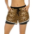 thumbnail image 1 of Women's Yoga Shorts Butt Lift Shorts Double layer Running Yoga Shorts Quick-Dry Activewear Workout Exercise Athletic Jogging Shorts, 1 of 7