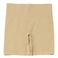 thumbnail image 1 of Women's Yoga Shorts Ribbed Seamless Exercise High Waist sports Fitness shorts - cream-colored, 1 of 5
