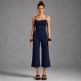 thumbnail image 1 of Women's Yoga Tank and Wide Leg Pants Set, Sleeveless Stretch Fitness Two Piece Outfit, 1 of 2