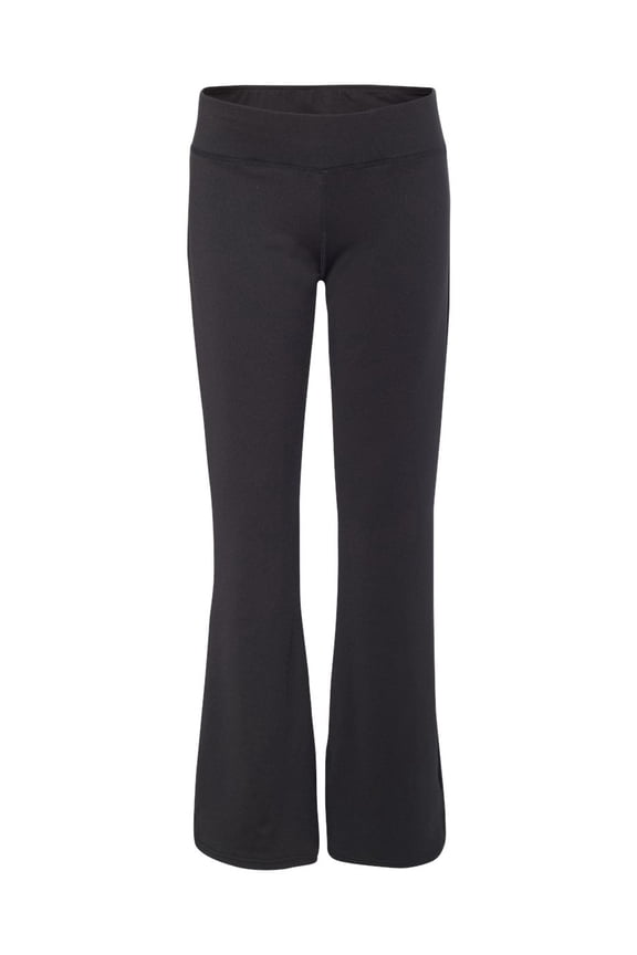 Women's Yoga Travel Pants Bootcut Bottom Flare Stretch Leggings,Black M