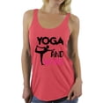 thumbnail image 1 of Women's Yoga and Wine Graphic Racerback Tank Tops Workout Top, 1 of 4