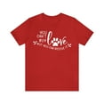 thumbnail image 1 of Women's You Can't Buy Love But You Can Rescue It Dog Rescue T-Shirt, 1 of 6