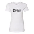 thumbnail image 1 of Women's You Had Me At Coffee Ladies Short Sleeve T-shirt-White-large, 1 of 4
