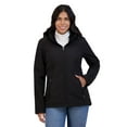 thumbnail image 1 of Women's ZeroXposur Lillian Soft Shell Jacket Color: Black Size: LARGE, 1 of 4