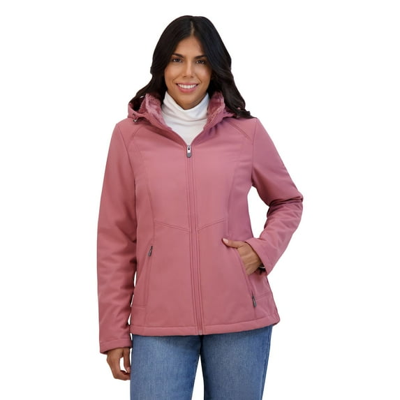 Women's ZeroXposur Lillian Soft Shell Jacket Color: Canyon Rose Size: XX LARGE