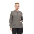thumbnail image 1 of Women's Zip Up Scrub Jacket – Lightweight Nursing Uniform Coat With Pockets, 4-Way Stretch,Stretch Clinical Scrubs Outerwear For Professionals, Spa & Beauty Salon Workwear, 1 of 5