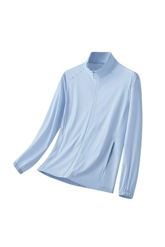 Women's Zip Up Lightweight Athletic Jacket Workout Yoga Cycling Track Running Jackets Waterproof Windproof Jacket