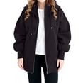 thumbnail image 1 of Women's Zip Up Y2K Hoodies Casual Long Sleeve Plus Size Track Jackets with Pockets, 1 of 3