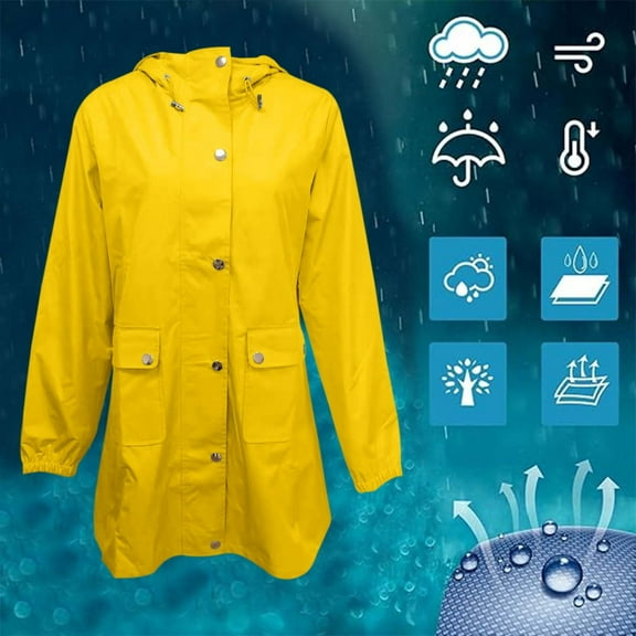 Women's Zip Up Windbreaker Jacket For Outdoor Activities | Hiking & Trekking Windproof Coat | Mid Length Sports Jacket Windbreaker Women 90s Womens Lightweight Rain Jacket Jackets for Women