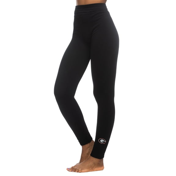 Women's ZooZatz Black Georgia Bulldogs Fleece Leggings