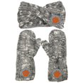 thumbnail image 1 of Women's ZooZatz Clemson Tigers Logo Marled Headband and Mitten Set, 1 of 1