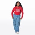 thumbnail image 1 of Women's ZooZatz Crimson Alabama Crimson Tide Cropped Long Sleeve T-Shirt, 1 of 1