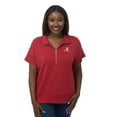 thumbnail image 1 of Women's ZooZatz Crimson Alabama Crimson Tide Tri-Blend Quarter-Zip Flowy Top, 1 of 1