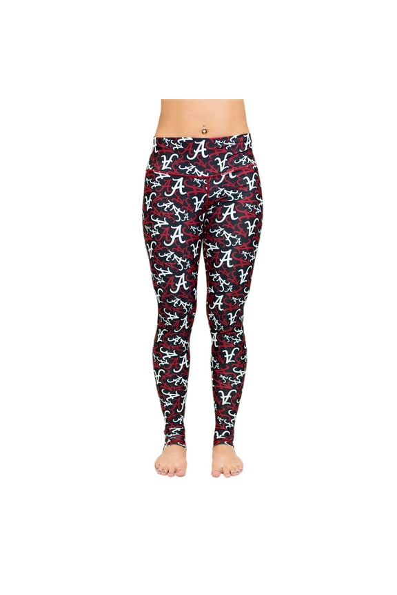 Women's ZooZatz Multi Alabama Crimson Tide Stacked Mascot Leggings
