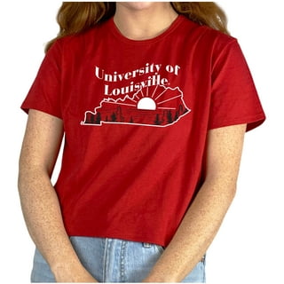Louisville Cardinals Colosseum Varsity Hoodie Tank Top - Heathered Red