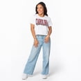 thumbnail image 1 of Women's ZooZatz White South Carolina Gamecocks Cropped T-Shirt, 1 of 1
