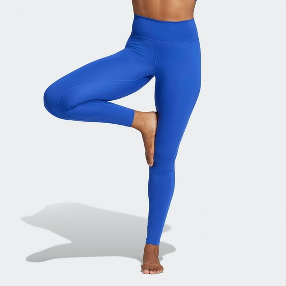 Women's adidas All Me Essentials Full-Length Leggings Color: Semi Lucid Blue Size: MEDIUM