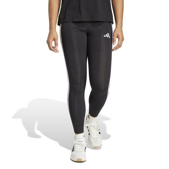 Women's adidas Essentials 3-Stripes Leggings Color: Black Size: LARGE