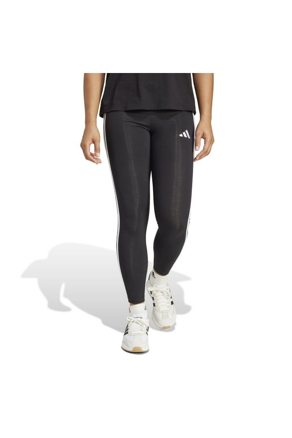 Women's adidas Essentials 3-Stripes Leggings Color: Black Size: MEDIUM