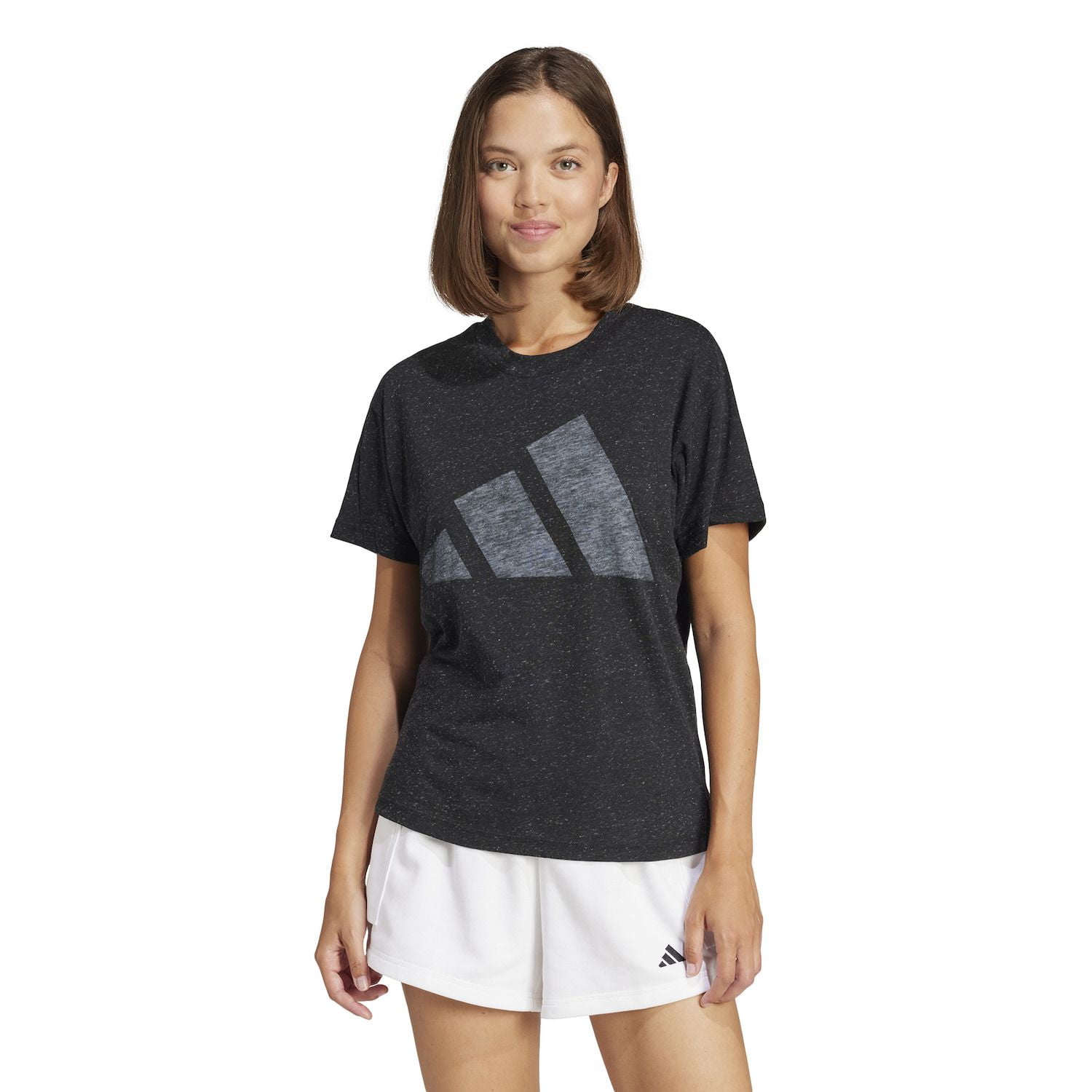 Women's adidas Future Icons Winners 3.0 Tee Color: Black Size: SMALL