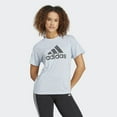 thumbnail image 1 of Women's adidas Future Icons Winners 3.0 Tee Color: Wonder Blue Size: X LARGE, 1 of 5