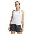 thumbnail image 1 of Women's adidas Own The Run Running Tank Top Color: White Size: SMALL, 1 of 4