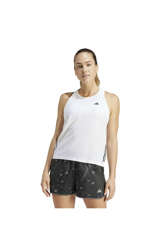 Women's adidas Own The Run Running Tank Top Color: White Size: SMALL