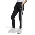 thumbnail image 1 of Women's adidas Sportswear Essentials 3-Stripes Fleece Pants Color: Black White Size: LARGE, 1 of 4