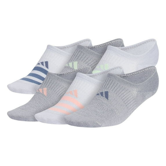 Women's Adidas Superlite 3.0 6-Pack Super No Show Socks