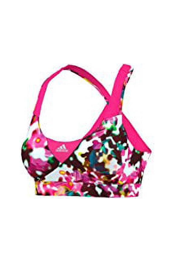 Women's adidas Supernova Bra - Print, Multicolor/Pink, XS