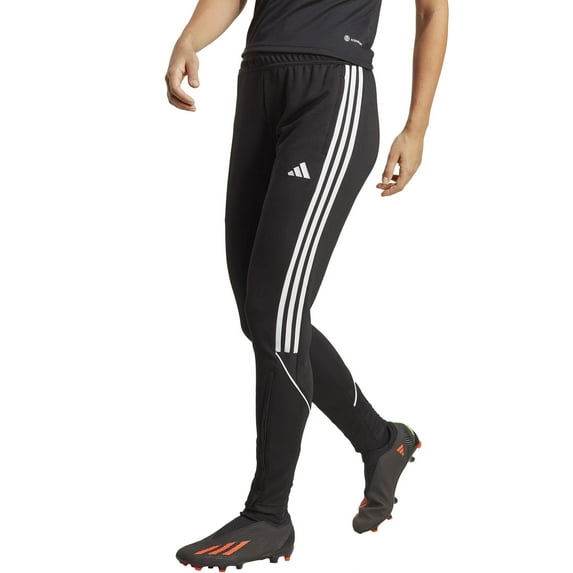 Adidas Tiro 23 League Track Pants Womens Black Striped Skinny Leg Active APP2874