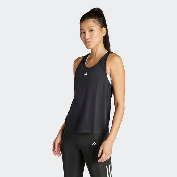 Women's adidas Train Essentials Racerback Tank Top Color: Black Size: X SMALL