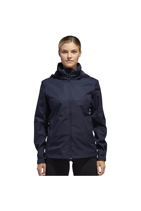 Women's adidas Wandertag Hooded Climaproof Rain Jacket  Legend Ink