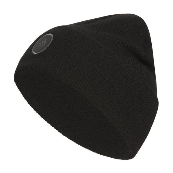 Women's adidas Wide Cuff 2 Fold Beanie Color: Black Size: N/A