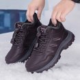 thumbnail image 1 of Women's and Men's Ankle Snow Boots, Warm Fur Lined & Anti-Slip Hiking Shoes for Winter Outdoor Walking, 1 of 9