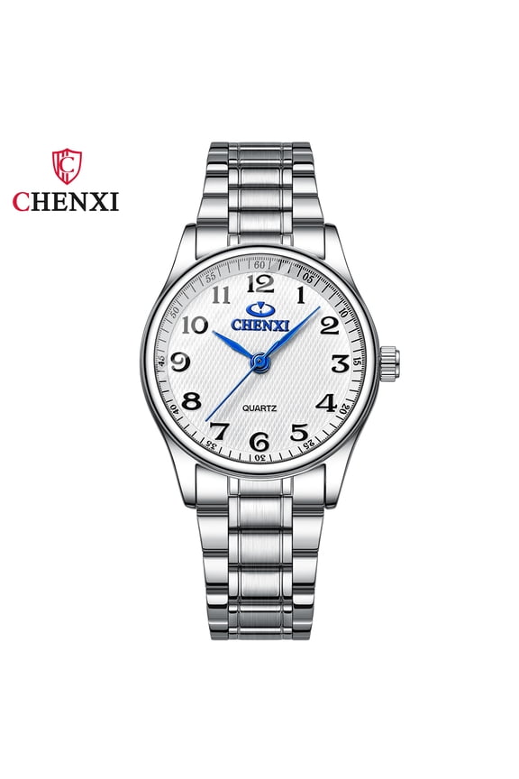 Women's and Men's Couple Watches Steel Band Unisex Casual Quartz Couple Watches Business Fashion Trendy Wristwatches
